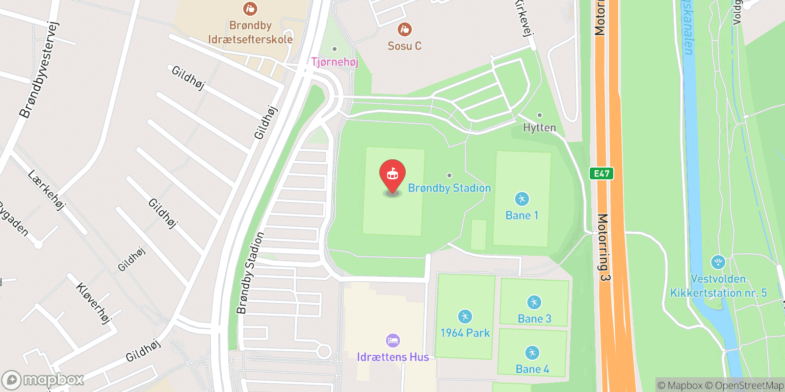 Mapa: Brøndbyvester