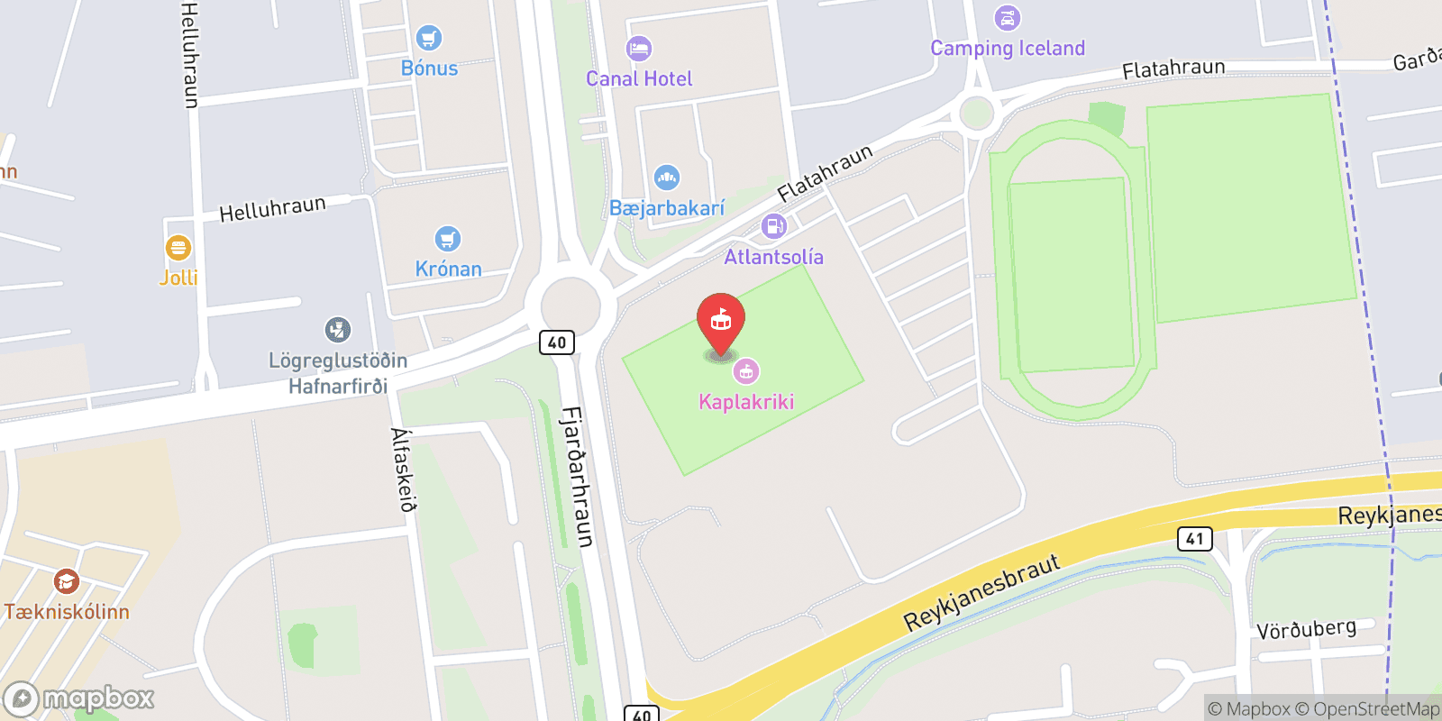 Mapa: Hafnarfjörður