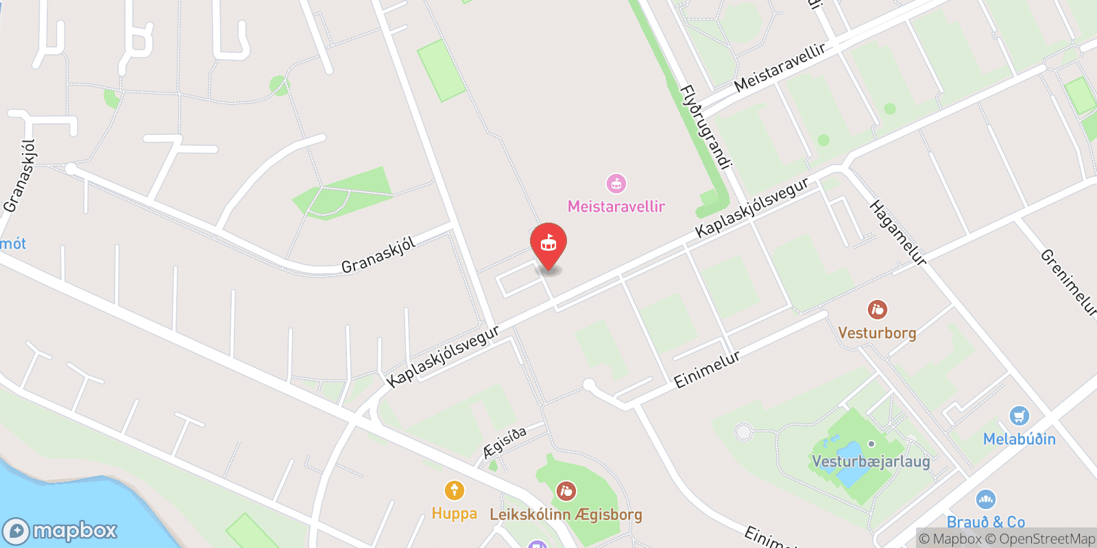 Mapa: Reykjavík
