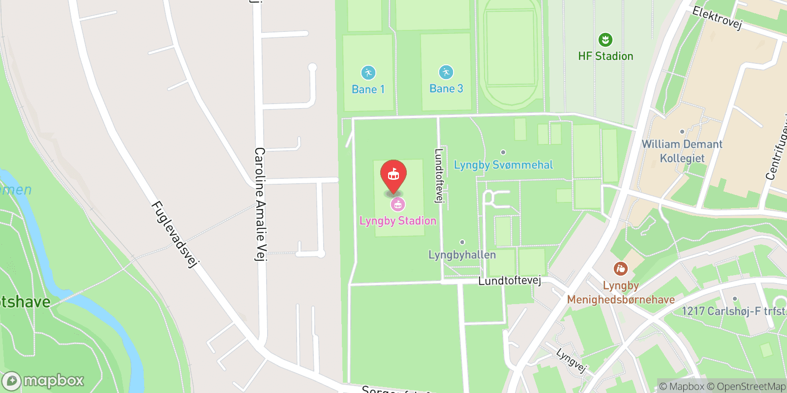 Mapa: Kongens Lyngby