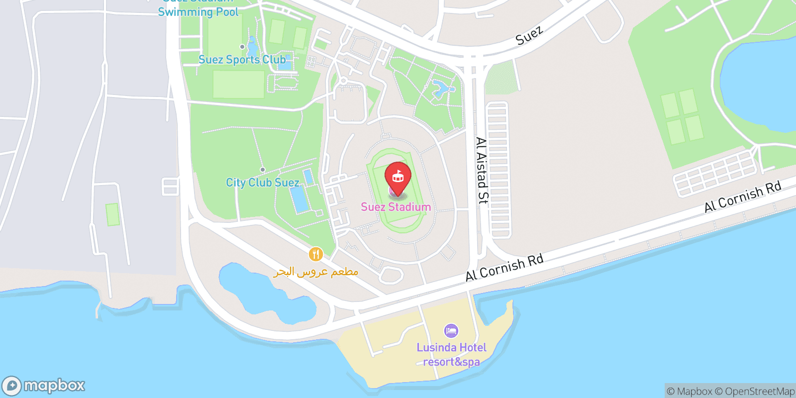 Mapa: Suez